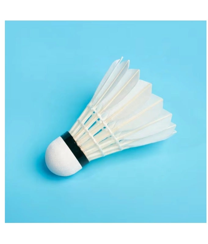 Shuttercocks Badminton Goose Feather Badminton Shuttlecocks 3 PCS – Lightweight, Durable Natural 100% Natural Goose Feathers, Professional Quality